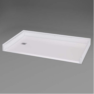Inspire Accessible Shower Pan 60 x 36 inches left drain for tub to shower conversion