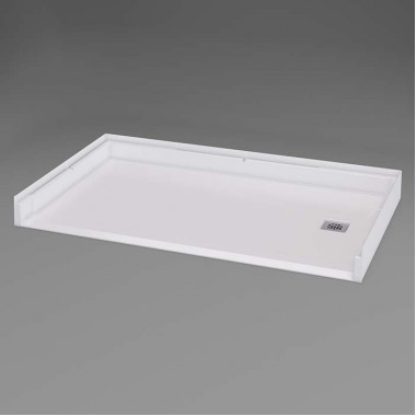 Inspire Accessible Shower Pan 60 x 36 inches right drain for tub to shower conversion