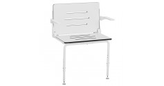 shower seat with back and arms - white phenolic bariatric seat shower seat with back and arms - white phenolic bariatric seat