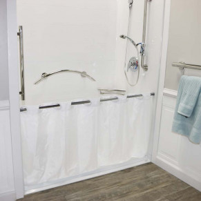 Caregiver Water Retention Package 5 FT- curtain, rod and water dam