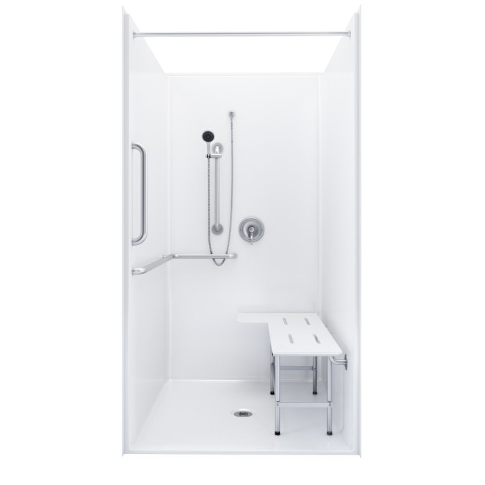 Title 24 ADA Shower 44.25 x 52 inch with accessories