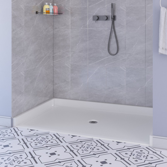 ADA Title 24 California shower pan 63 x 41 lifestyle