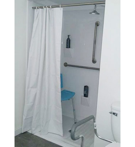 Mary B After Freedom Shower installation