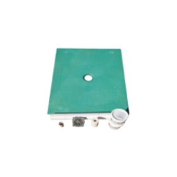 level entry shower base kit for installing and tiling a level access shower