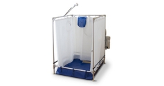 Indoor Temporary Shower Stall for Wheelchair Users