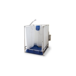 Indoor Temporary Shower Stall for Wheelchair Users
