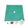 barrier free shower pan kit for level entry