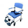 blue roll in shower commode wheelchair