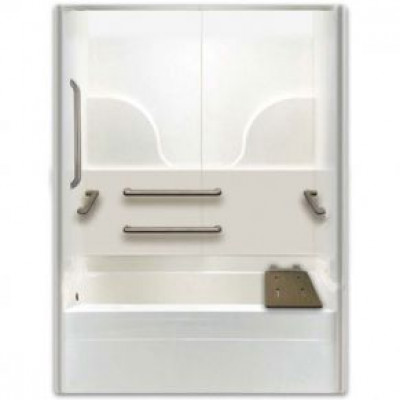 ADA bathtub for remodeling left drain