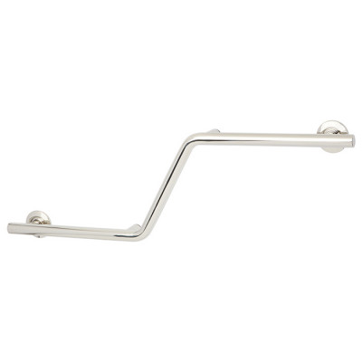 Zig Zag Grab Bar 38" X 1 1/4" Left Hand Polished