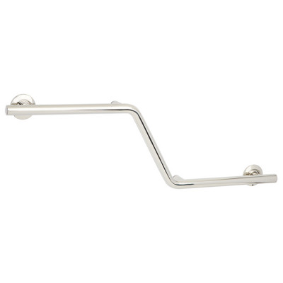 Zig Zag Grab Bar 38" X 1 1/4" Right Hand Polished