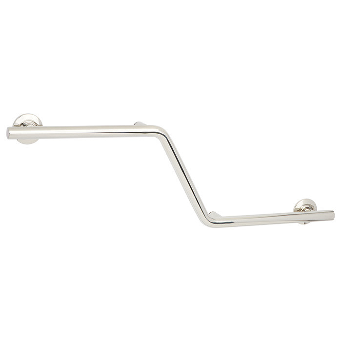 Right hand zig zag grab bar, polished finish