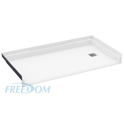 Freedom INSPIRE Accessible Shower Pan 60" x 32", RIGHT drain