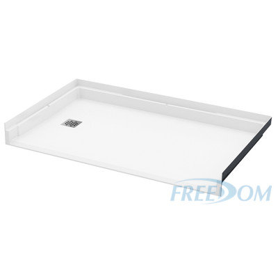 Freedom INSPIRE Accessible Shower Pan 60" x 36", LEFT drain