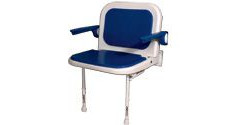 shower chair with back and arms