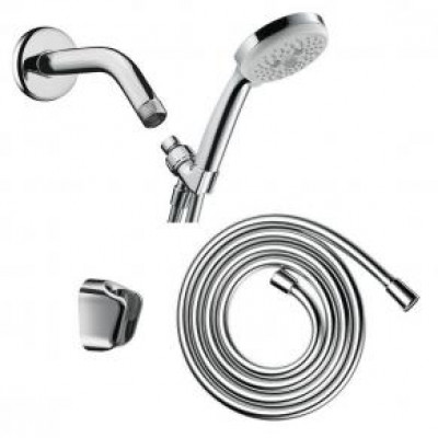 3-Jet Handheld Shower Kit with Shower Arm Mount and Porter