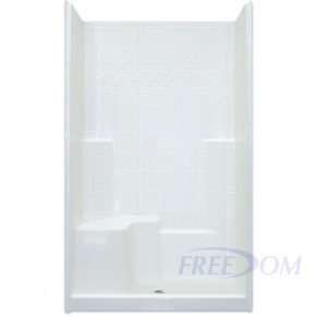 freedom easy step shower, 48 inches