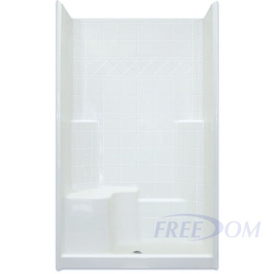 48" x 37" Freedom Easy Step Shower, LEFT Seat