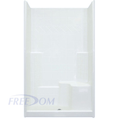 48" x 37" Freedom Easy Step Shower, RIGHT Seat