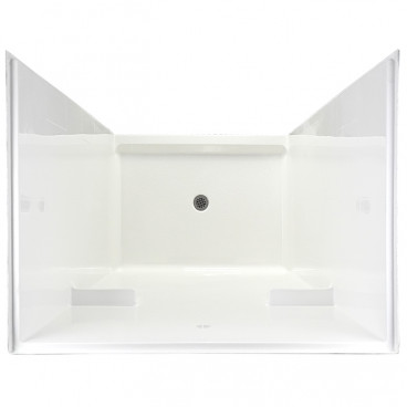 ANSI b shower stall top view