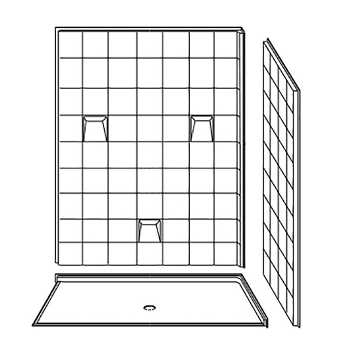 corner shower