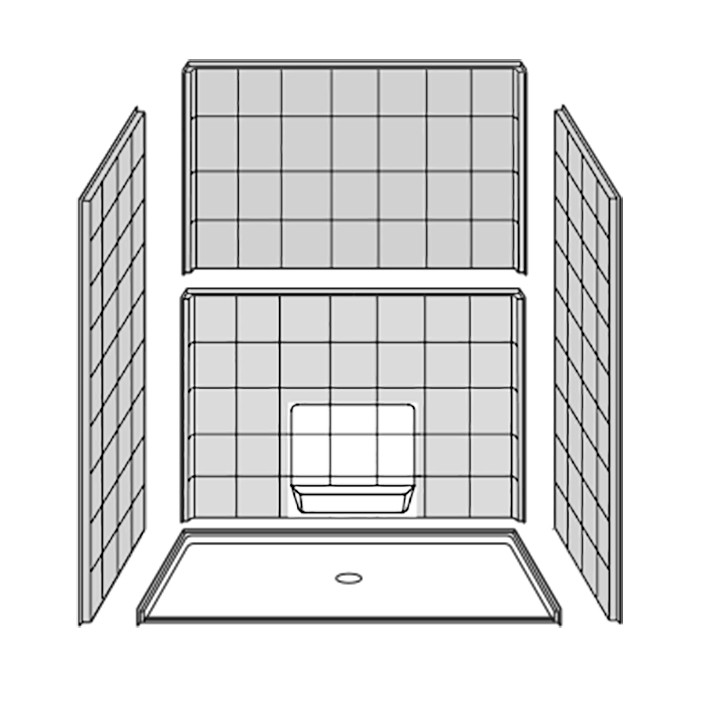 5 piece shower