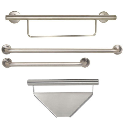 Contractor Shower Bar Package, Satin