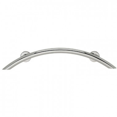 30 inch cresent grab bar, polished