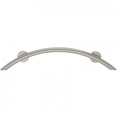 30 inch cresent grab bar, satin stainless