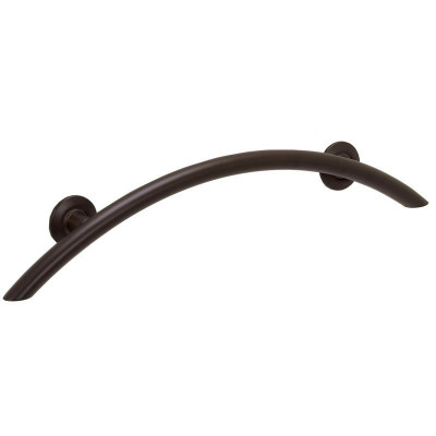 Designer Bronze Crescent Grab Bar 30" X 1¼"