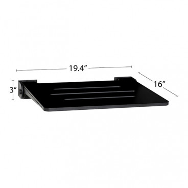 fold up shower seat dimensions