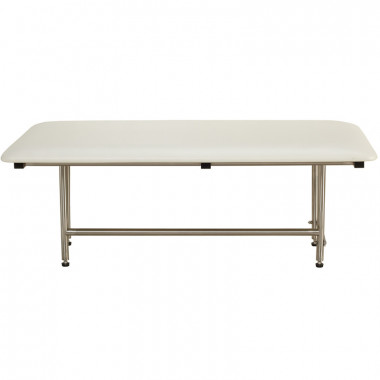 large folding shower bench with legs