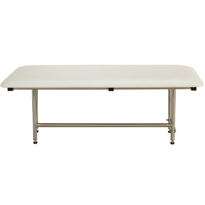 large folding shower bench with legs