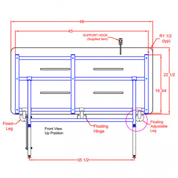 shower bench drawing  bench drawing w