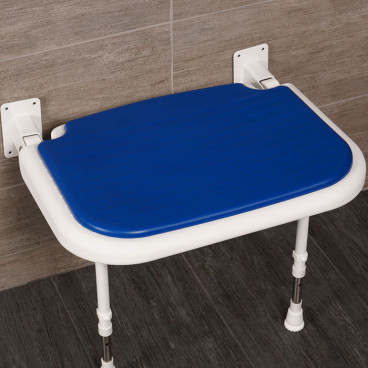 wall mounted shower bench