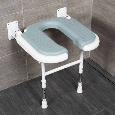 U shaped  shower bench 