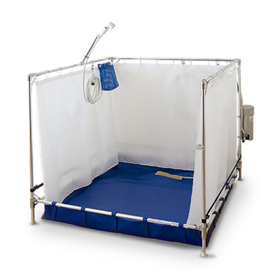 46" x 46" x 44" Bariatric Portable Shower