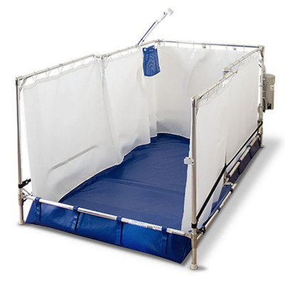 36" x 76" x 36" Recliner Portable Shower