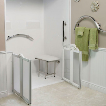 half height shower doors 