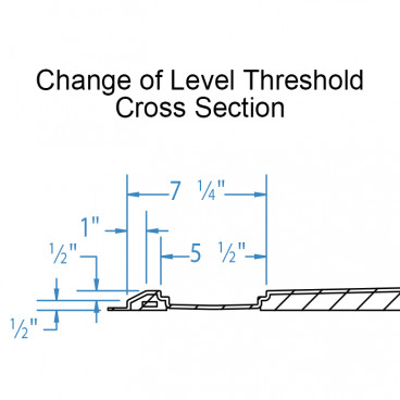 62¼" x 32⅛" ADA Linear Drain Roll In Shower, COL, Right Seat