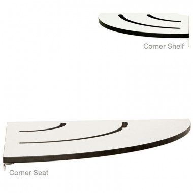 corner seat and shelf