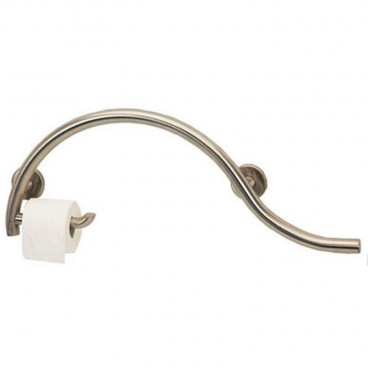 toilet roll holder grab bar 