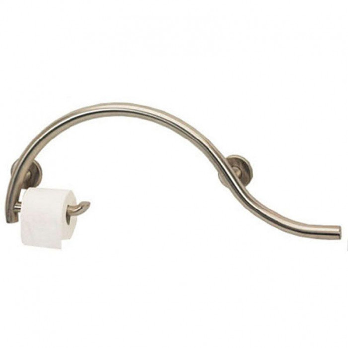 toilet roll holder grab bar 