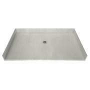 Select drain placement for 60" x 42" Tile Over Accessible Pan