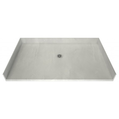 72 x 33 inch Freedom Tile Over Shower Pan Center drain