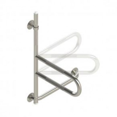 Bath Safety Grab Bar, 18" Lower Grab Rail, Stainless