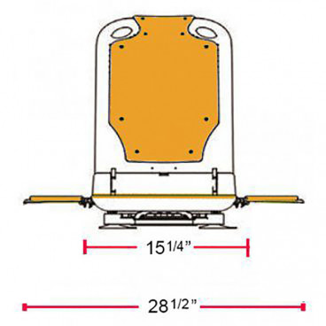 bath lift chair sizes