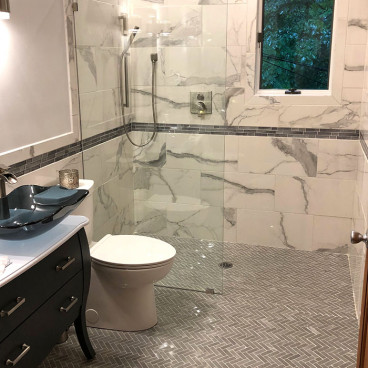 60" x 33" Tile Over Accessible Shower Pans