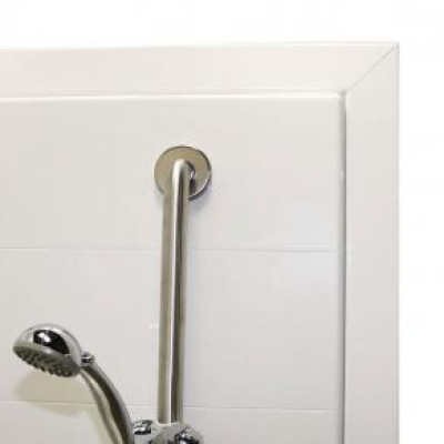 flange trim molding kit for freedom showers, white