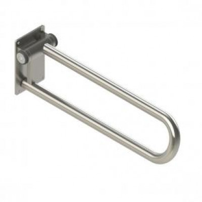 Fold up Side of Toilet Rail, Stainless